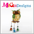 Cheap Spring Colored Owl Metal Wall Decor